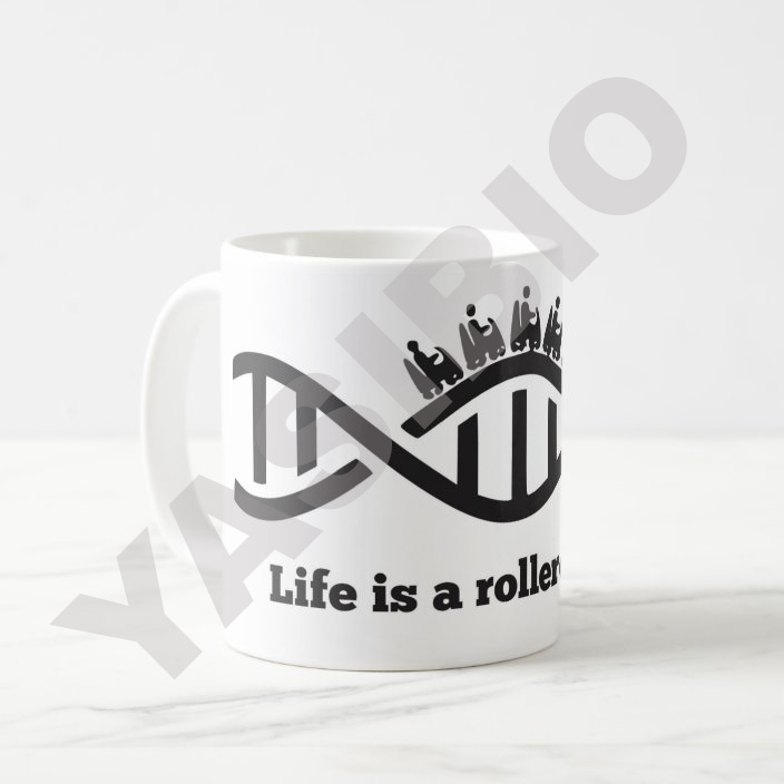 ماگ ساده طرح DNA rollercoaster - Image 2